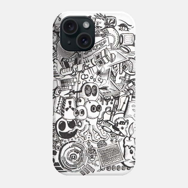 Doodle Phone Case by Neelakamal10