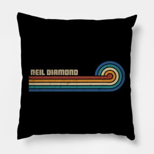 Neil Diamond  - Retro Sunset Pillow