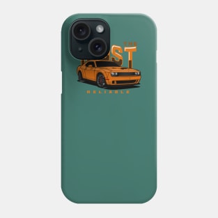 The orange challenger Phone Case