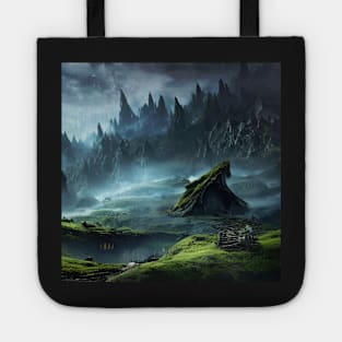 The Edge of the Misty Mountains Tote