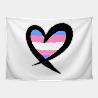 Pride Trans Little heart Tapestry