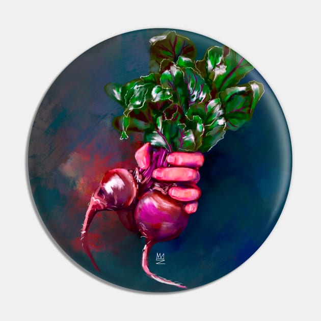 Beet Pin by Dashika