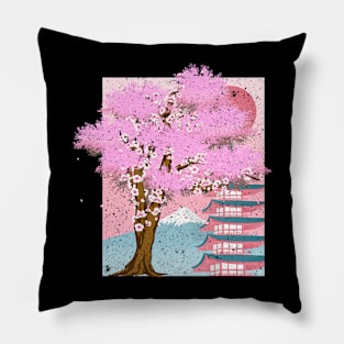 Japan Sakura Japanese Cherry Blossom Pillow