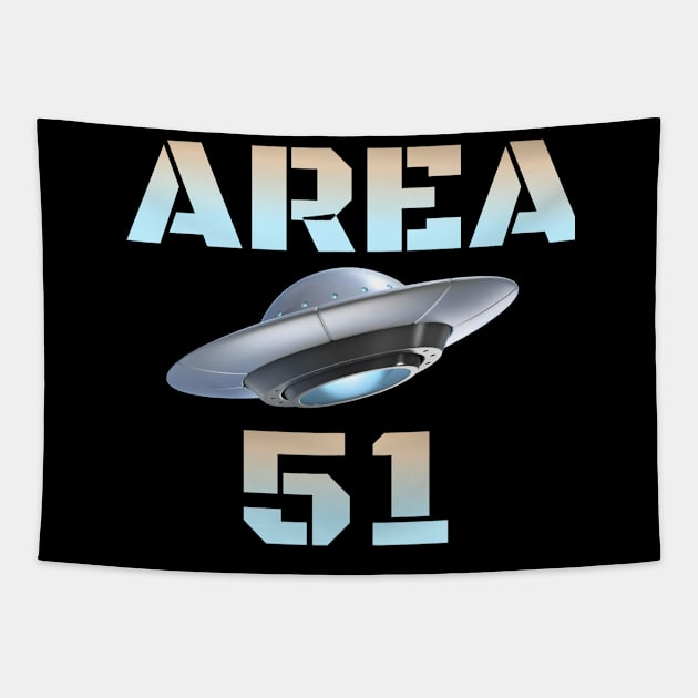 UFO area 51 Tapestry by Coreoceanart