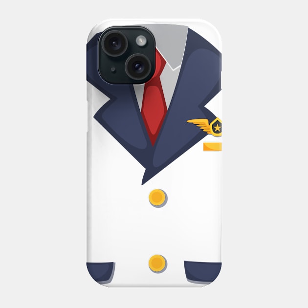 Pilot Halloween Costume For Boys And Men Phone Case by macshoptee