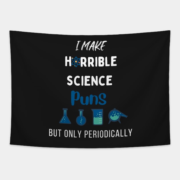 I Make Horrible Science But Only Periodically Tapestry by Clouth Clothing 