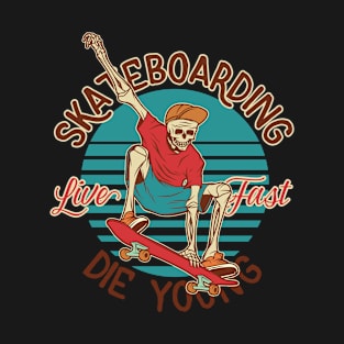 Skate For Life Skateboard Lifestyle Vintage T-Shirt T-Shirt