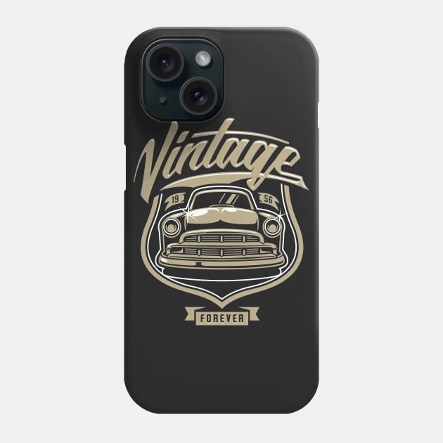 1956 Vintage Classic Car Phone Case by JakeRhodes