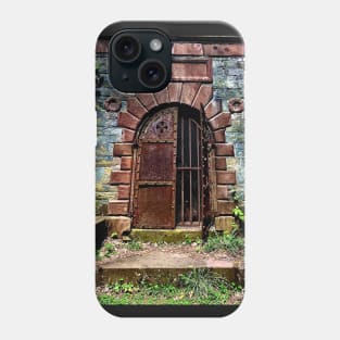 Crypt doors in Albany Rural Cemetery Phone Case