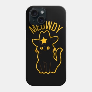 Meowdy Texas Cowboy Cat Phone Case