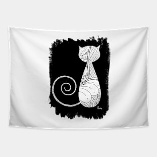 The Zentangle Cat Tapestry