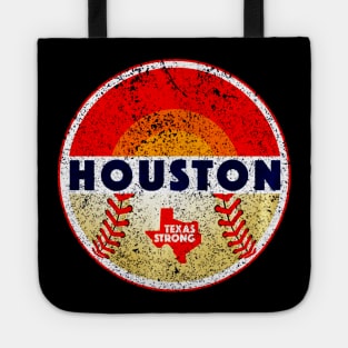 Cool Houston Texas Strong Baseball Tote