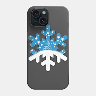 Snowflakes within Snowflake Phone Case