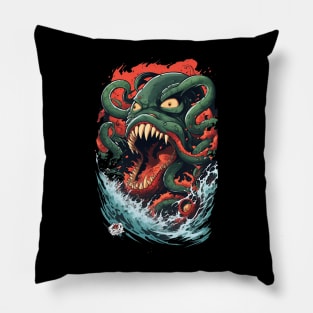 Sea Monster Pillow