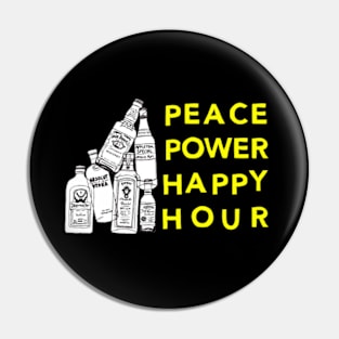 Peace Power Happy Hour, Funny Moms, Drinking, happy Hour, Day Drinking, Gifts, 2023, 2024 Pin