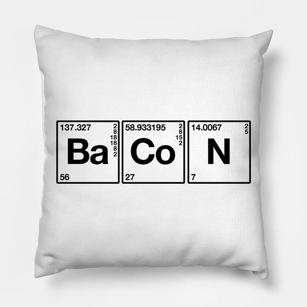 Science Meet Bacon Pillow by Awemics