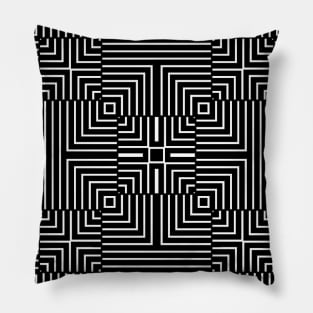 Trippy geo Pillow