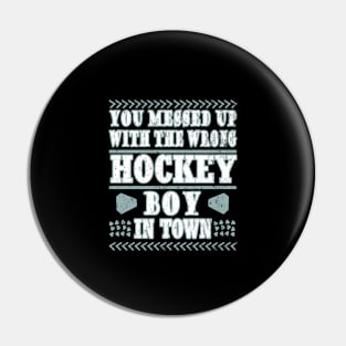 Hockey Street Equipment Hockey Stick Friends Pin