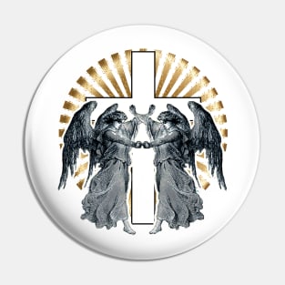 Holy angels of the cross of the Lord Jesus, redeemer of the world Pin