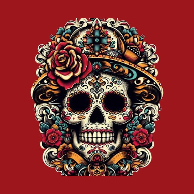 Day of the Dead Dia de los Muertos day by Tuff Tees