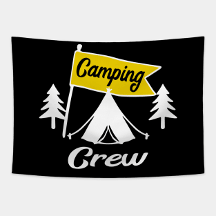 Camping Crew Funny Gift Idea Tapestry