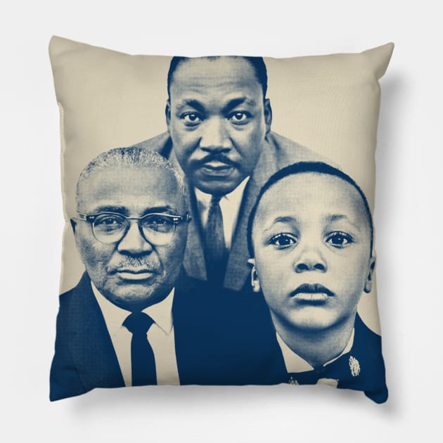 Martin Luther King Family Pillow by DankFutura