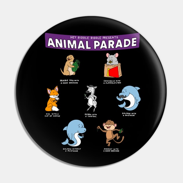 Animal Parade #2 Pin by Hey Riddle Riddle