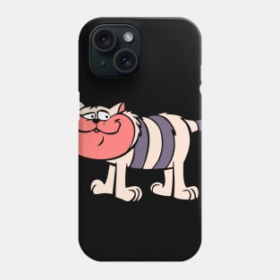 cat purple Phone Case