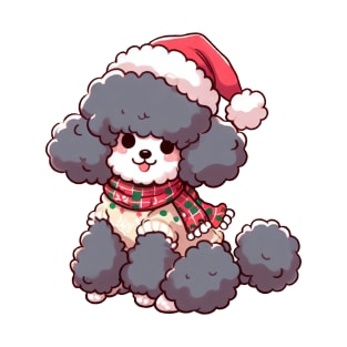 Cute Christmas Poodle T-Shirt