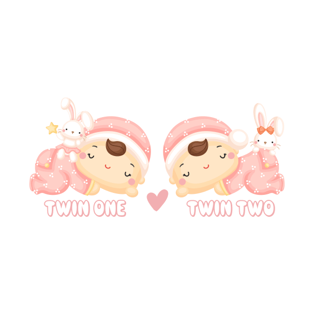 Twin baby girls by KOTOdesign