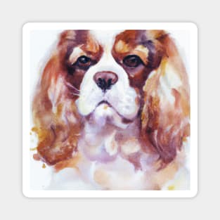 Cavalier King Charles Spaniel Watercolor - Gift For Dog Lovers Magnet