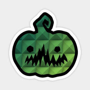 Pumpkin scary face halloween Magnet