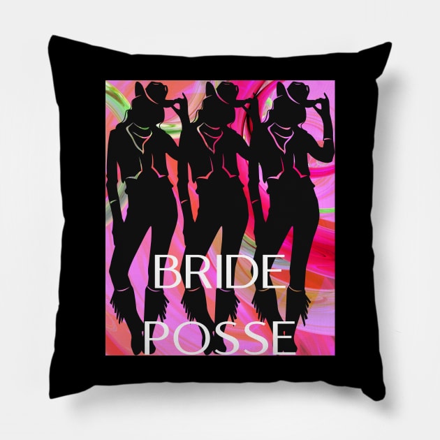BRIDE POSSE Pillow by DD Ventures