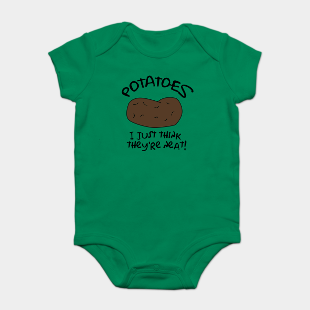 Simpsons Potatoes I Just Think They Re Neat Simpsons Potato Onesie Teepublic