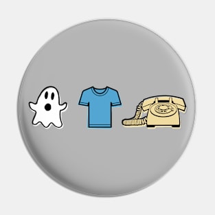 Boo Tee Call Pin