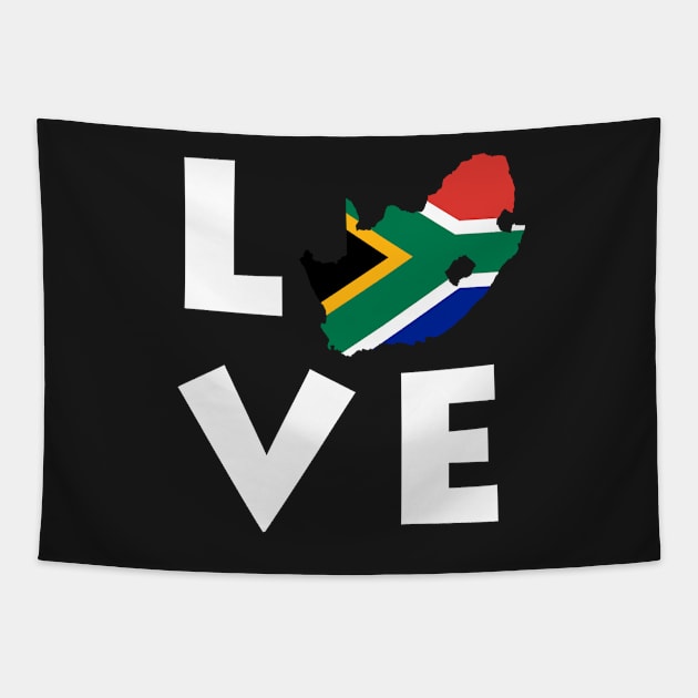 South African Pride Africa Love Tapestry by BraaiNinja