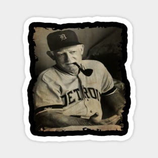 Sparky Anderson in Detroit Tigers Vintage Magnet