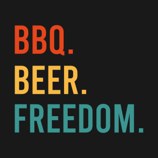 BBQ Beer Freedom T-Shirt