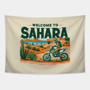 welcome to sahara Tapestry