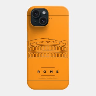 Rome Minimal Poster Phone Case