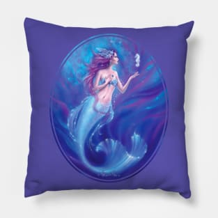 Coral - Mermaid with Seahorse Pillow