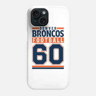 Denver Broncos 1960 American Football Edition 3 Phone Case