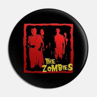 The Zombies Vintage Fanart Pin