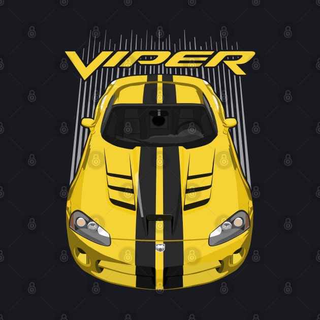 Viper SRT10-yellow and black by V8social