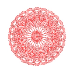 Mandala (salmon) T-Shirt