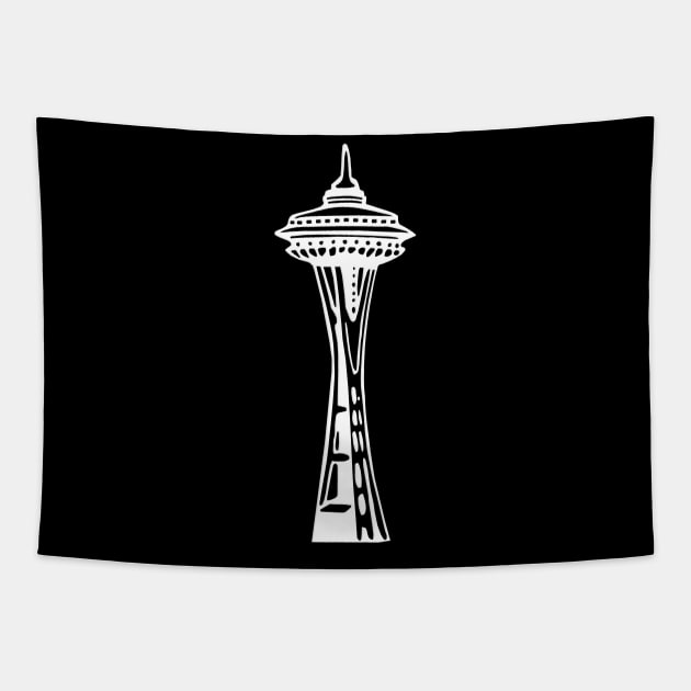 Seattle, Washington's Space Needle Tapestry by gorff