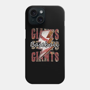 Graphic Baseball Giants Proud Name Team Vintage Phone Case