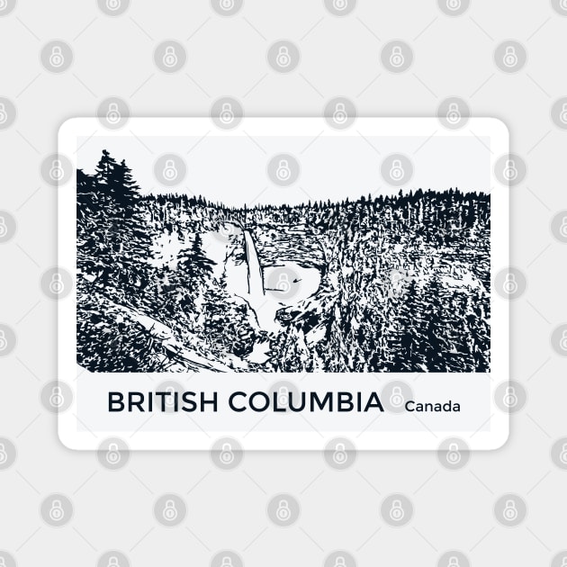 British Columbia Canada Magnet by Lakeric