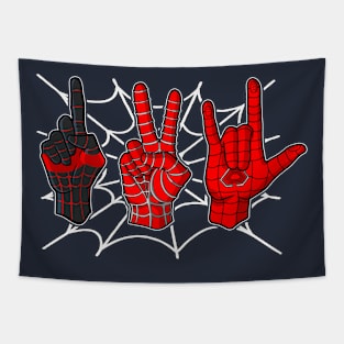 1,2,3 Spiders Tapestry