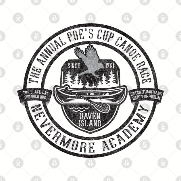 Poe's Cup Canoe Race Nevermore Academy Lts by Alema Art